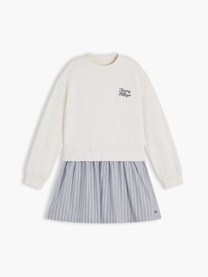 Tommy Hilfiger Kids' Sweatshirt Combo Dress