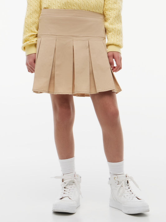 Tommy Hilfiger Kids' Solid Pleated Skirt