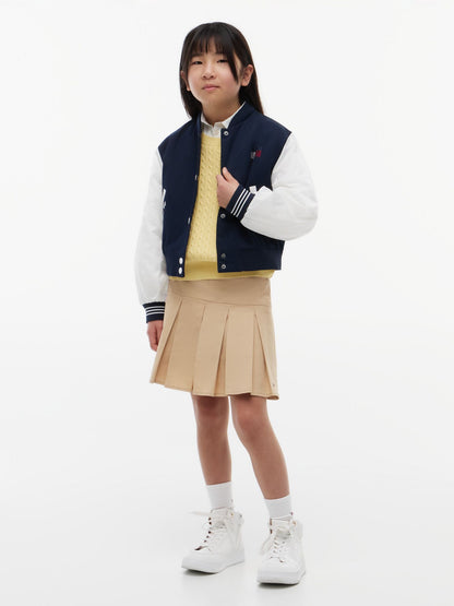Tommy Hilfiger Kids' Solid Pleated Skirt