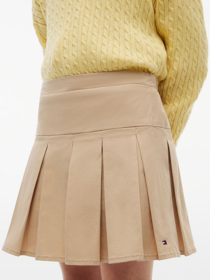 Tommy Hilfiger Kids' Solid Pleated Skirt