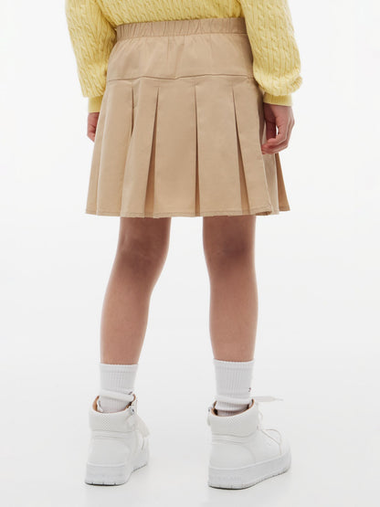 Tommy Hilfiger Kids' Solid Pleated Skirt