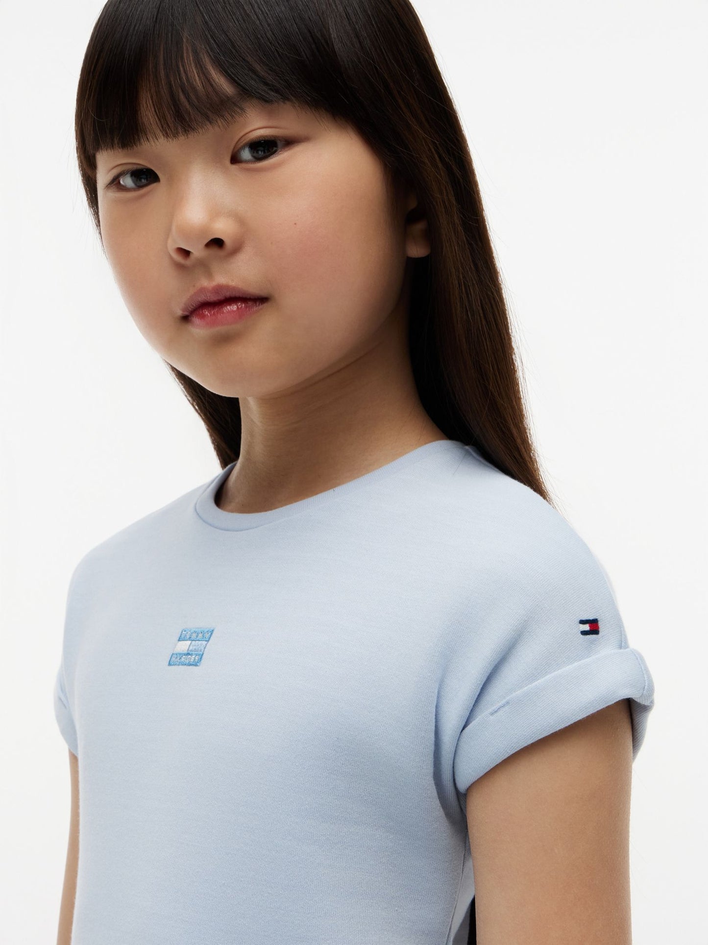 Tommy Hilfiger Kids' Tonal Flag Logo Skater Dress