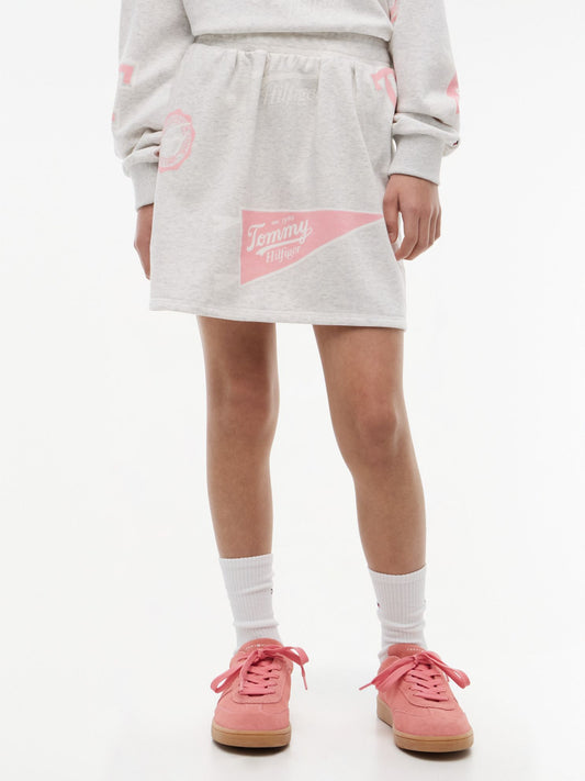 Tommy Hilfiger Kids' Allover Varsity Logo Sweatskirt