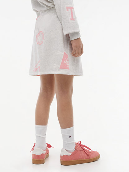 Tommy Hilfiger Kids' Allover Varsity Logo Sweatskirt