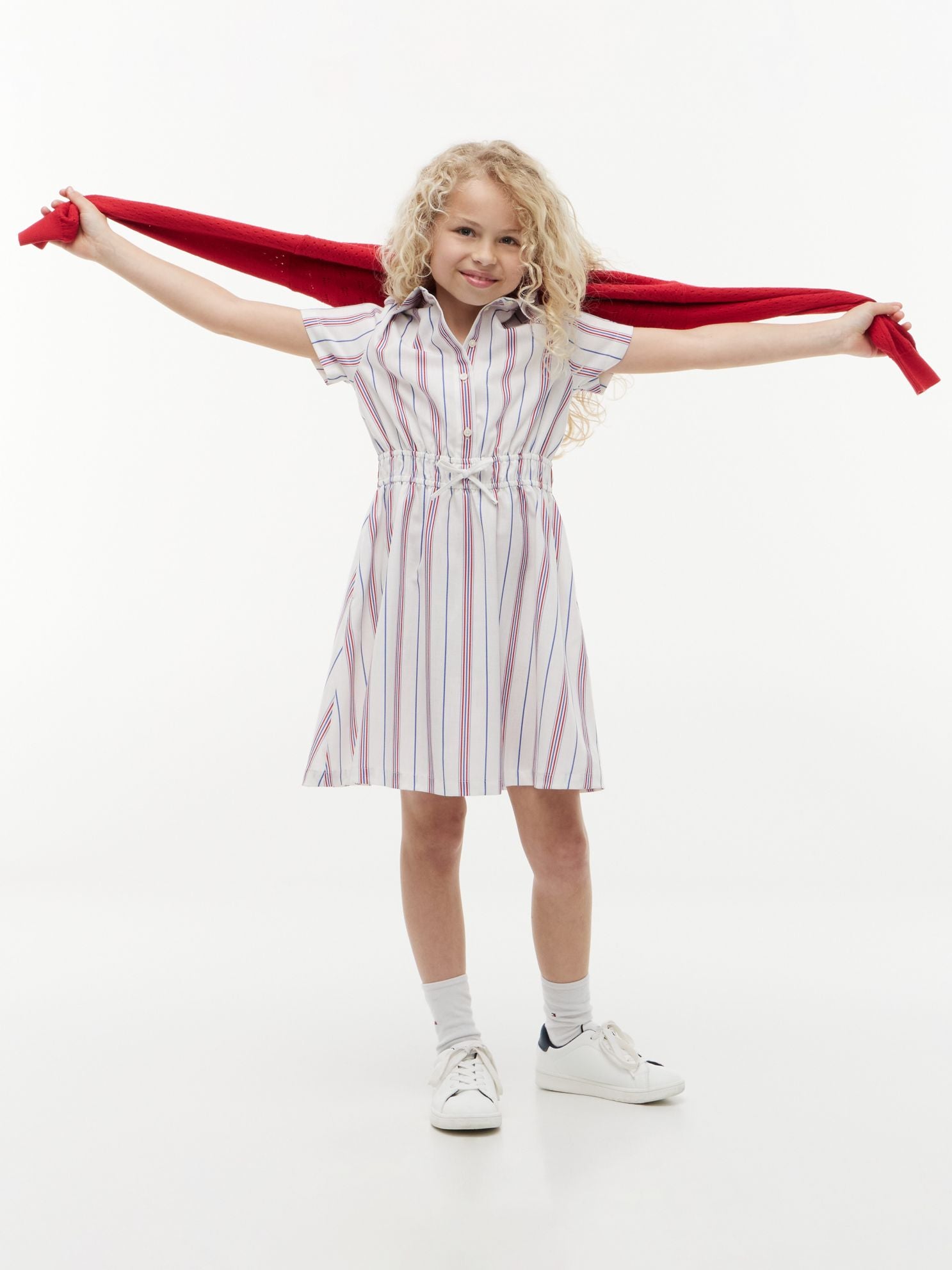 Tommy Hilfiger Kids' Stripe Shirtdress