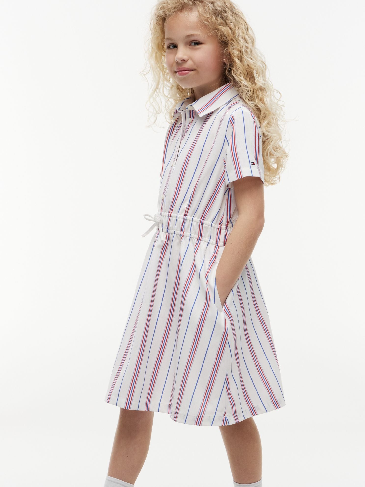 Tommy Hilfiger Kids' Stripe Shirtdress