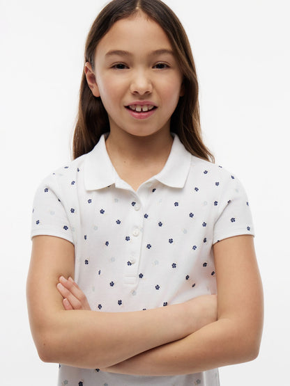 Tommy Hilfiger Kids' Allover Floral Print Polo Dress