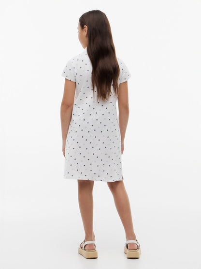Tommy Hilfiger Kids' Allover Floral Print Polo Dress