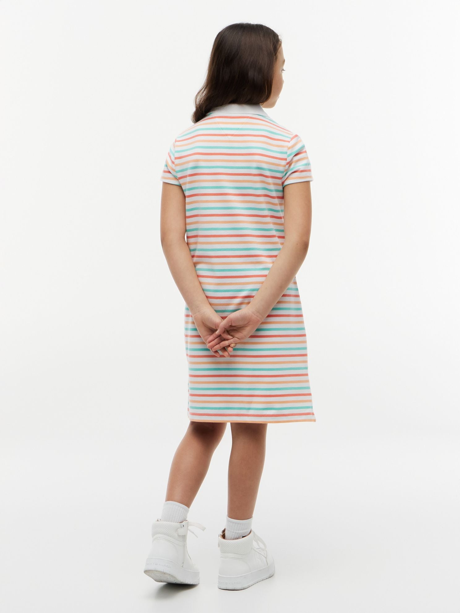 Tommy Hilfiger Kids' Multistripe Polo Dress