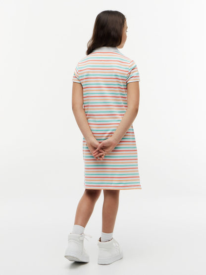 Tommy Hilfiger Kids' Multistripe Polo Dress