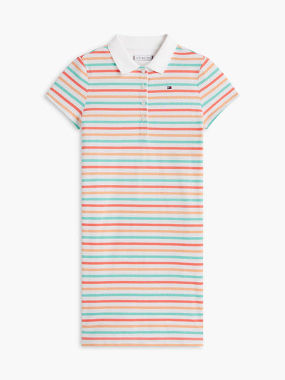 Tommy Hilfiger Kids' Multistripe Polo Dress