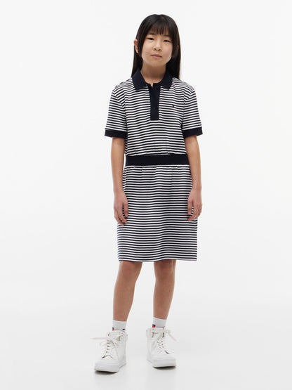 Tommy Hilfiger Kids' Stripe Polo Dress