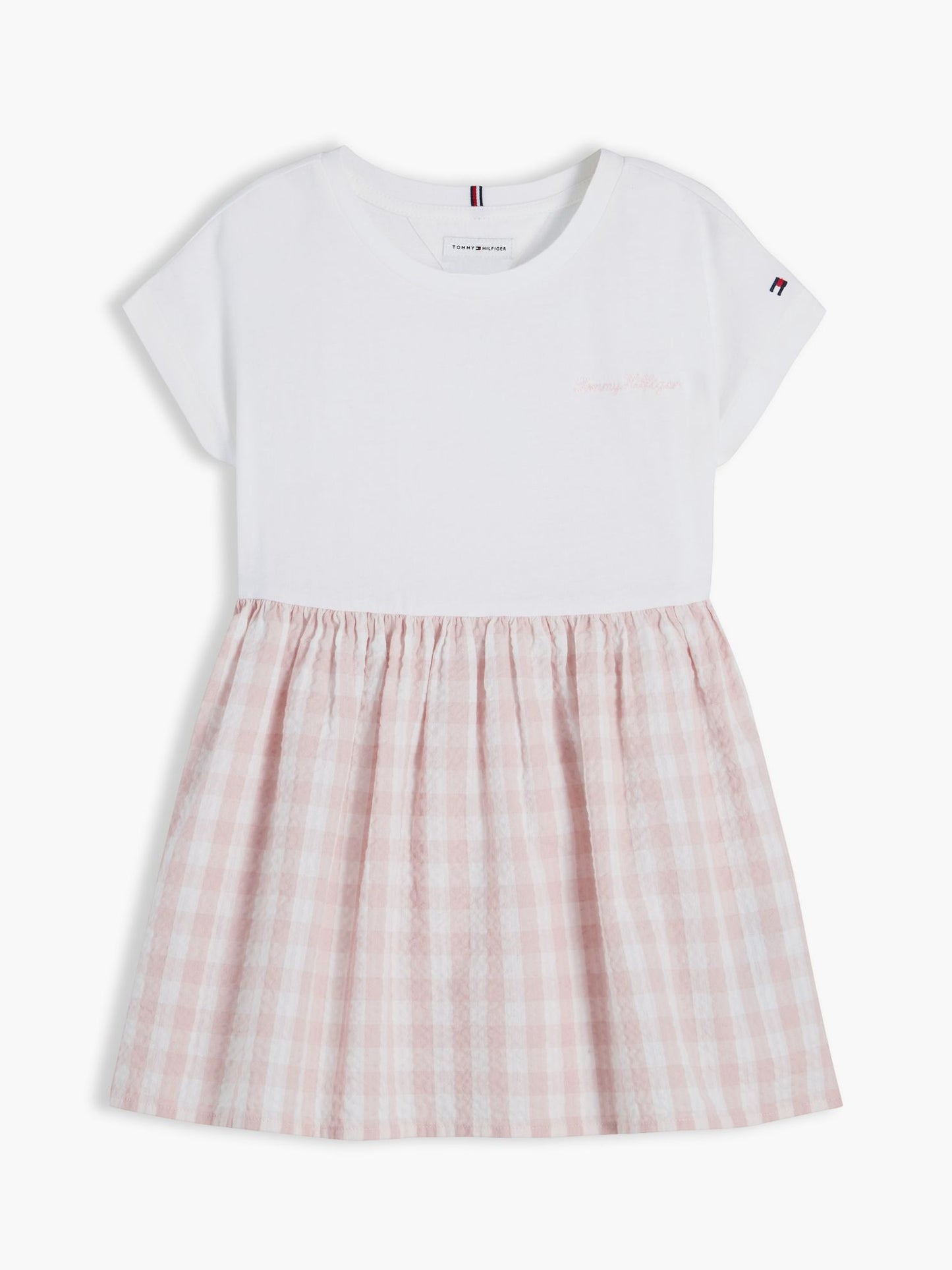 Tommy Hilfiger Kids' Gingham Seersucker Combo Dress