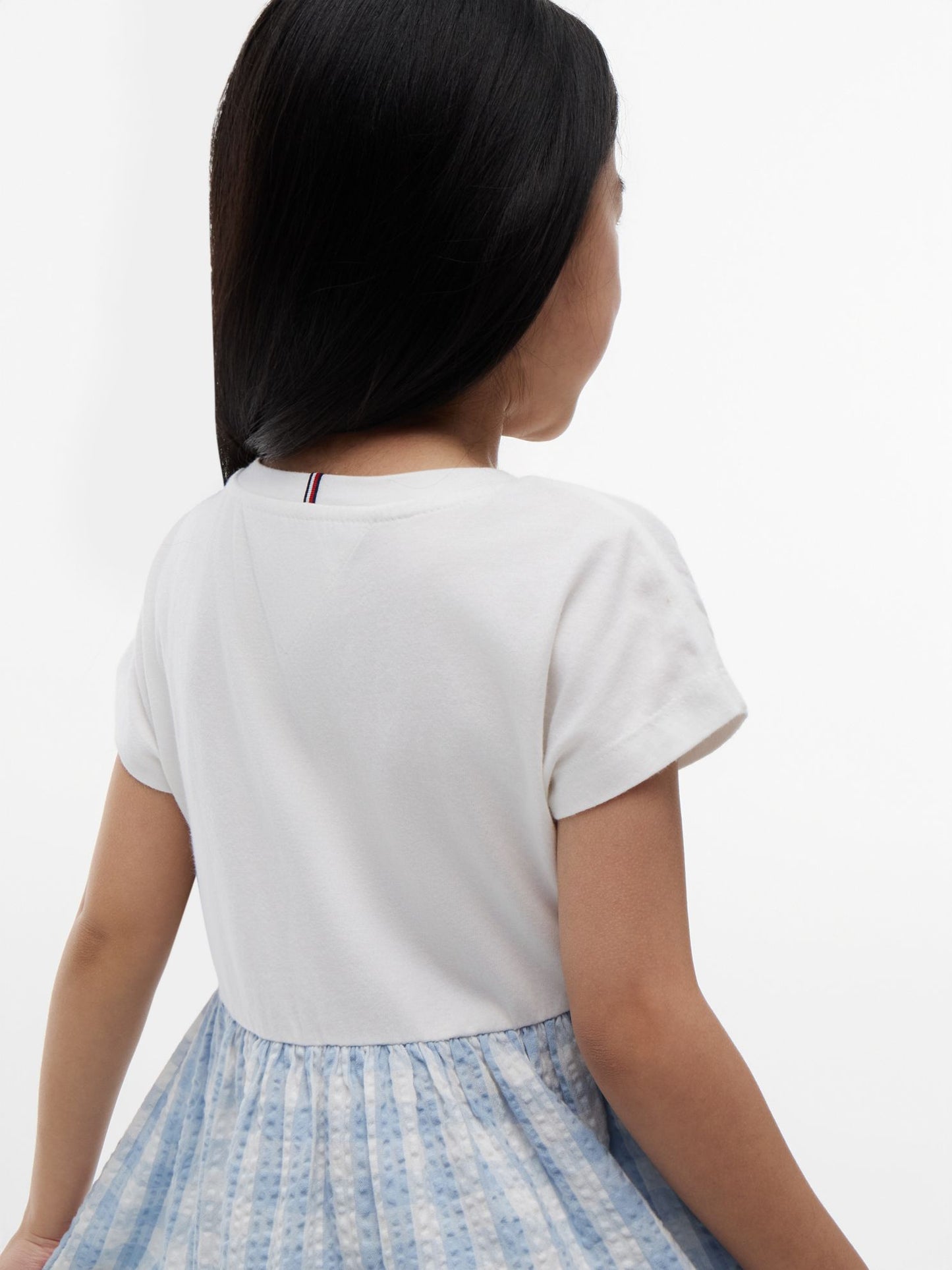 Tommy Hilfiger Kids' Gingham Seersucker Combo Dress