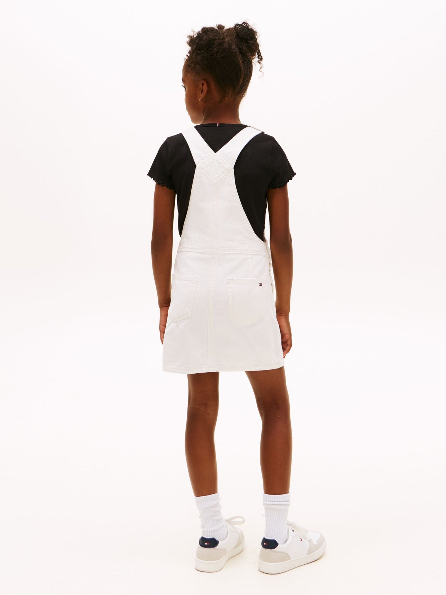 Tommy Hilfiger Kids' Hilfiger Badge Denim Overall Dress