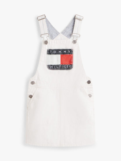 Tommy Hilfiger Kids' Hilfiger Badge Denim Overall Dress