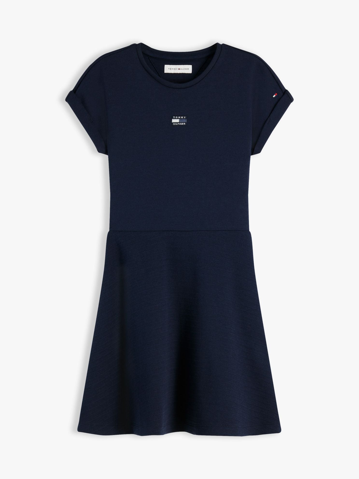 Tommy Hilfiger Kids' Tonal Flag Logo Skater Dress
