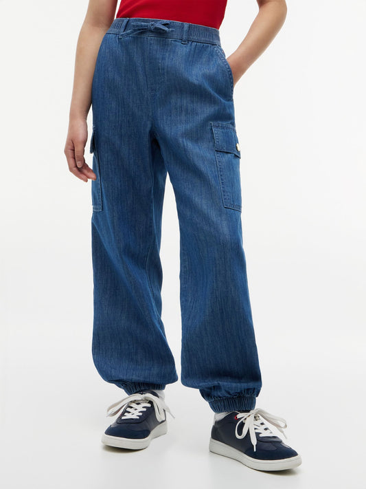 Tommy Hilfiger Kids' Stretch Chino Cargo Jogger