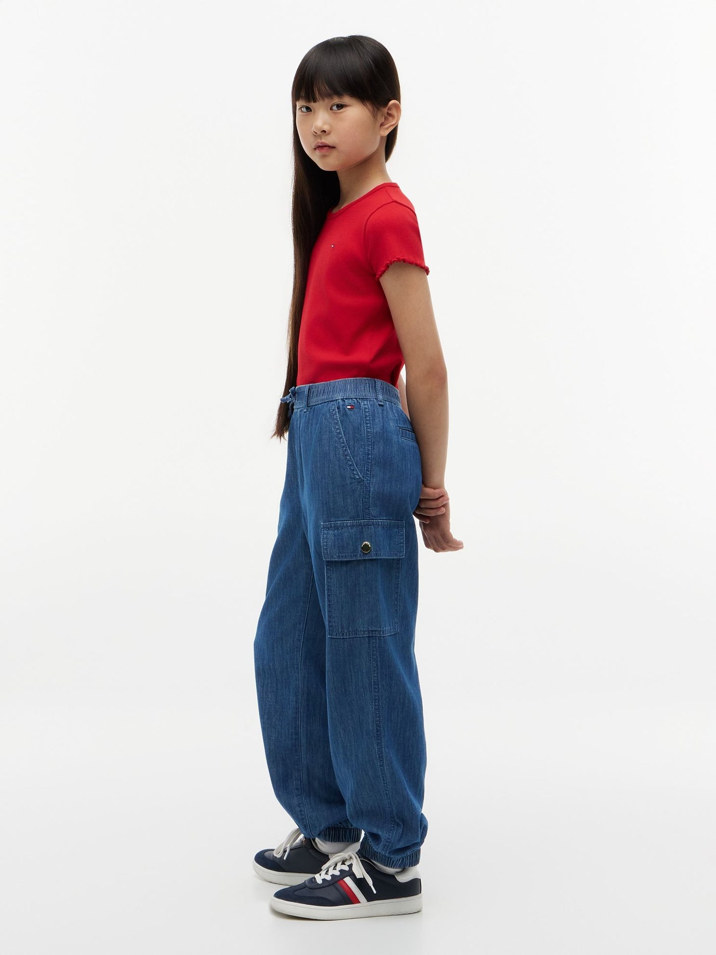 Tommy Hilfiger Kids' Stretch Chino Cargo Jogger