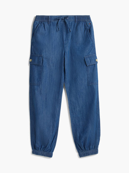 Tommy Hilfiger Kids' Stretch Chino Cargo Jogger