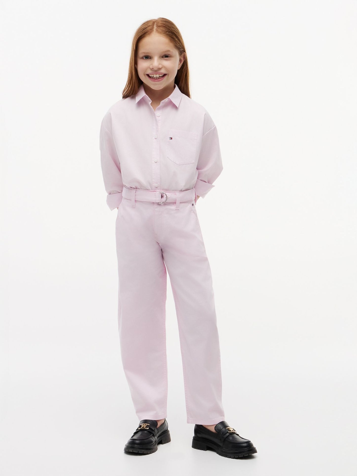Tommy Hilfiger Kids' Belted Barrel Pant