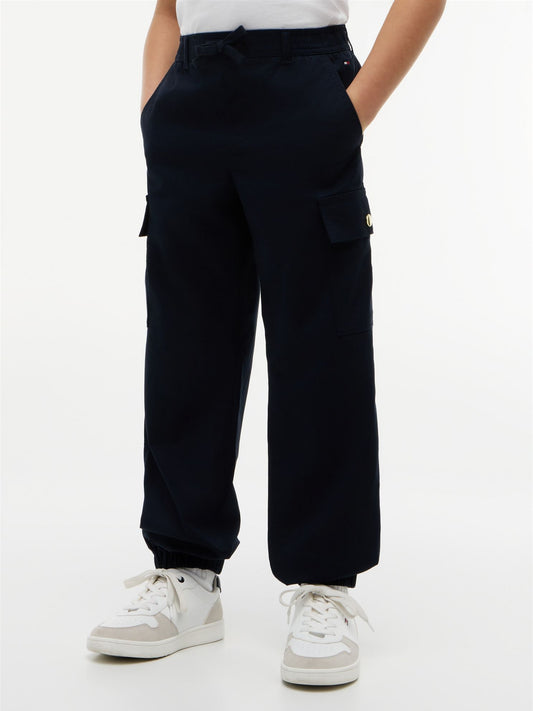 Tommy Hilfiger Kids' Stretch Chino Cargo Jogger