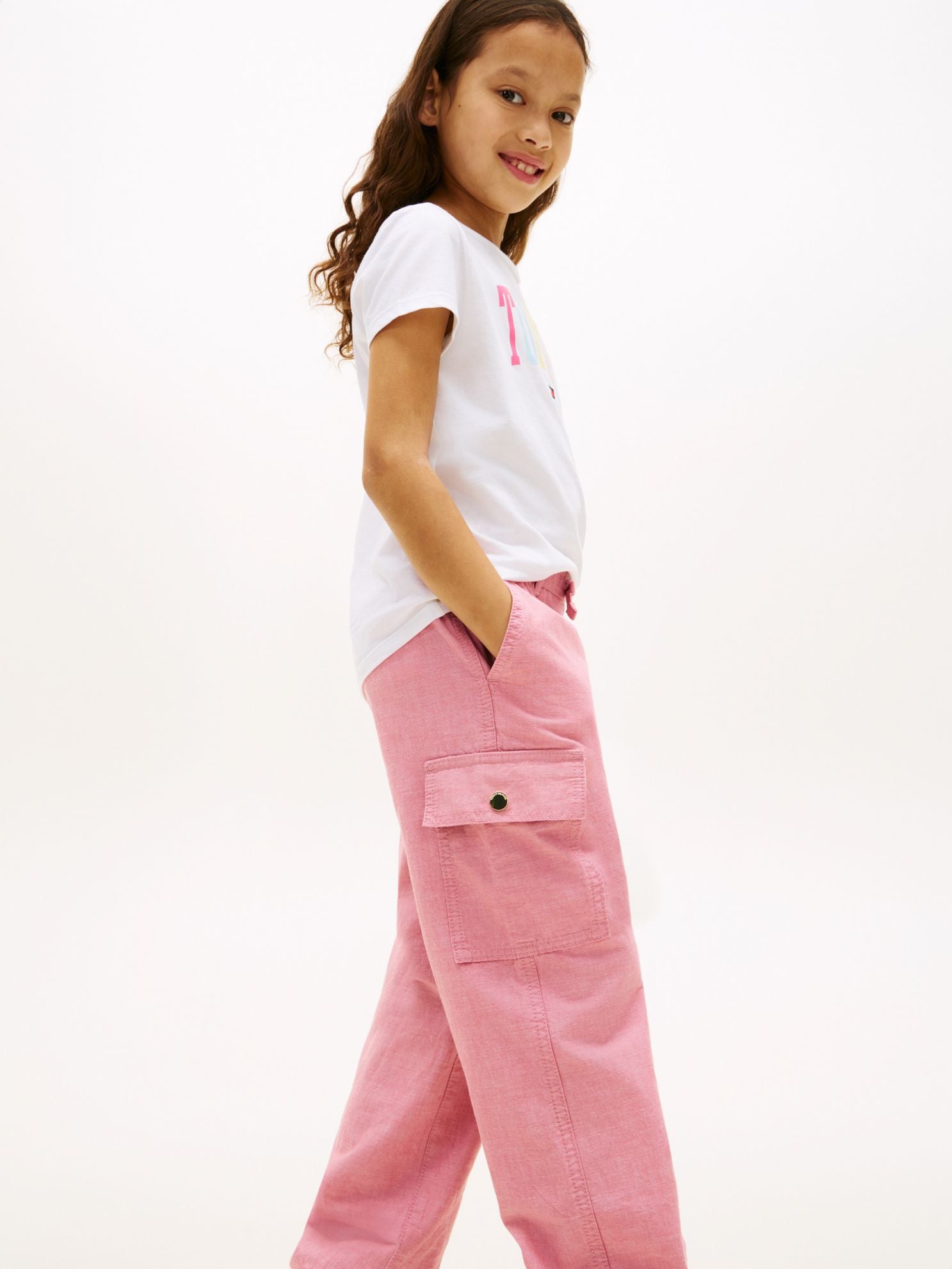 Tommy Hilfiger Kids' Stretch Chino Cargo Jogger