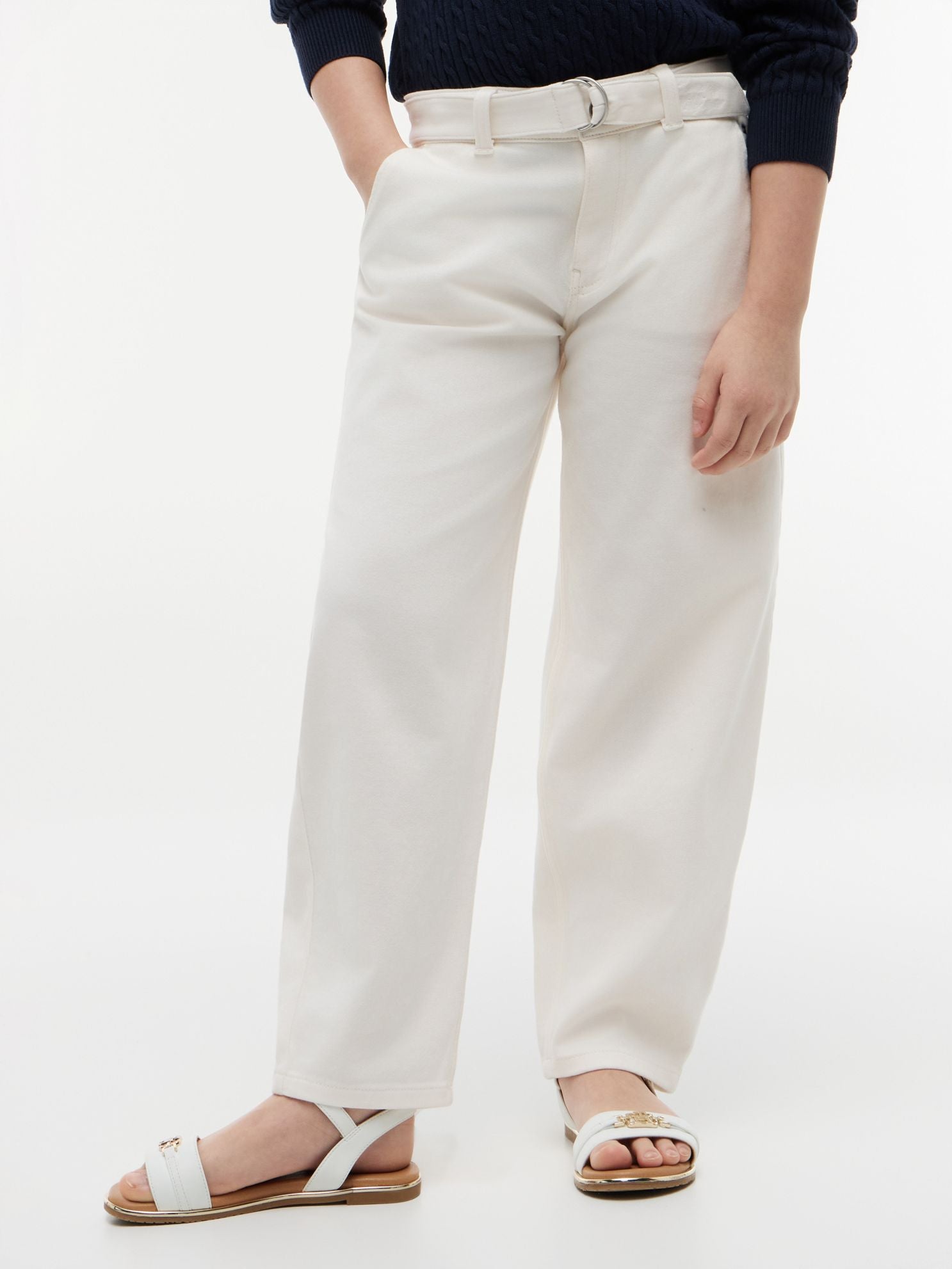 Tommy Hilfiger Kids' Belted Barrel Pant