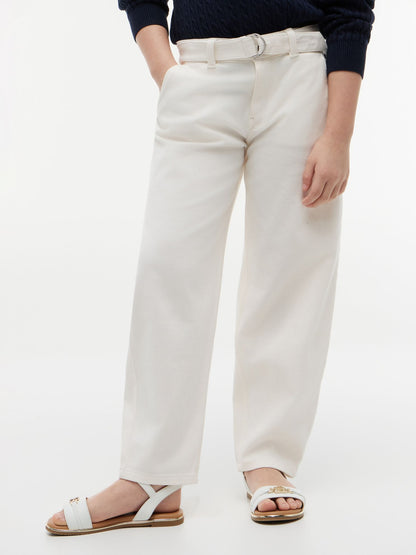 Tommy Hilfiger Kids' Belted Barrel Pant