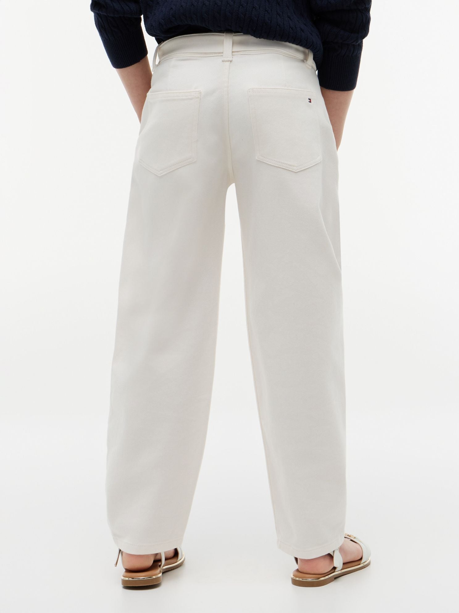 Tommy Hilfiger Kids' Belted Barrel Pant