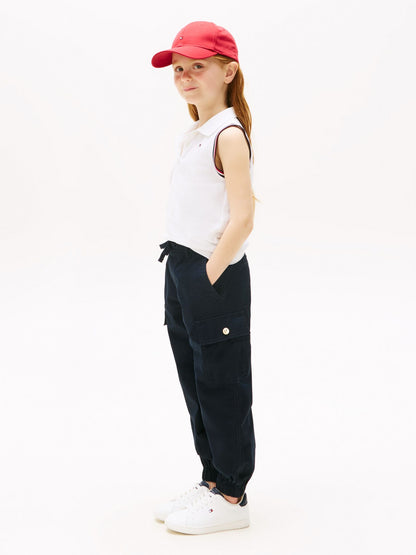 Tommy Hilfiger Kids' Stretch Chino Cargo Jogger