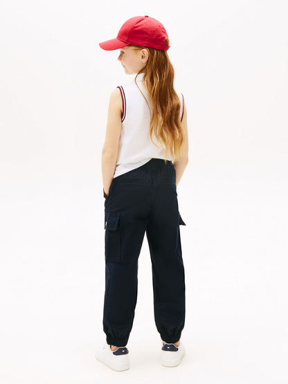 Tommy Hilfiger Kids' Stretch Chino Cargo Jogger