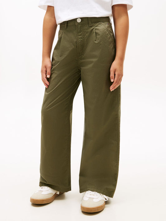 Tommy Hilfiger Kids' High-Rise Wide Leg Pant