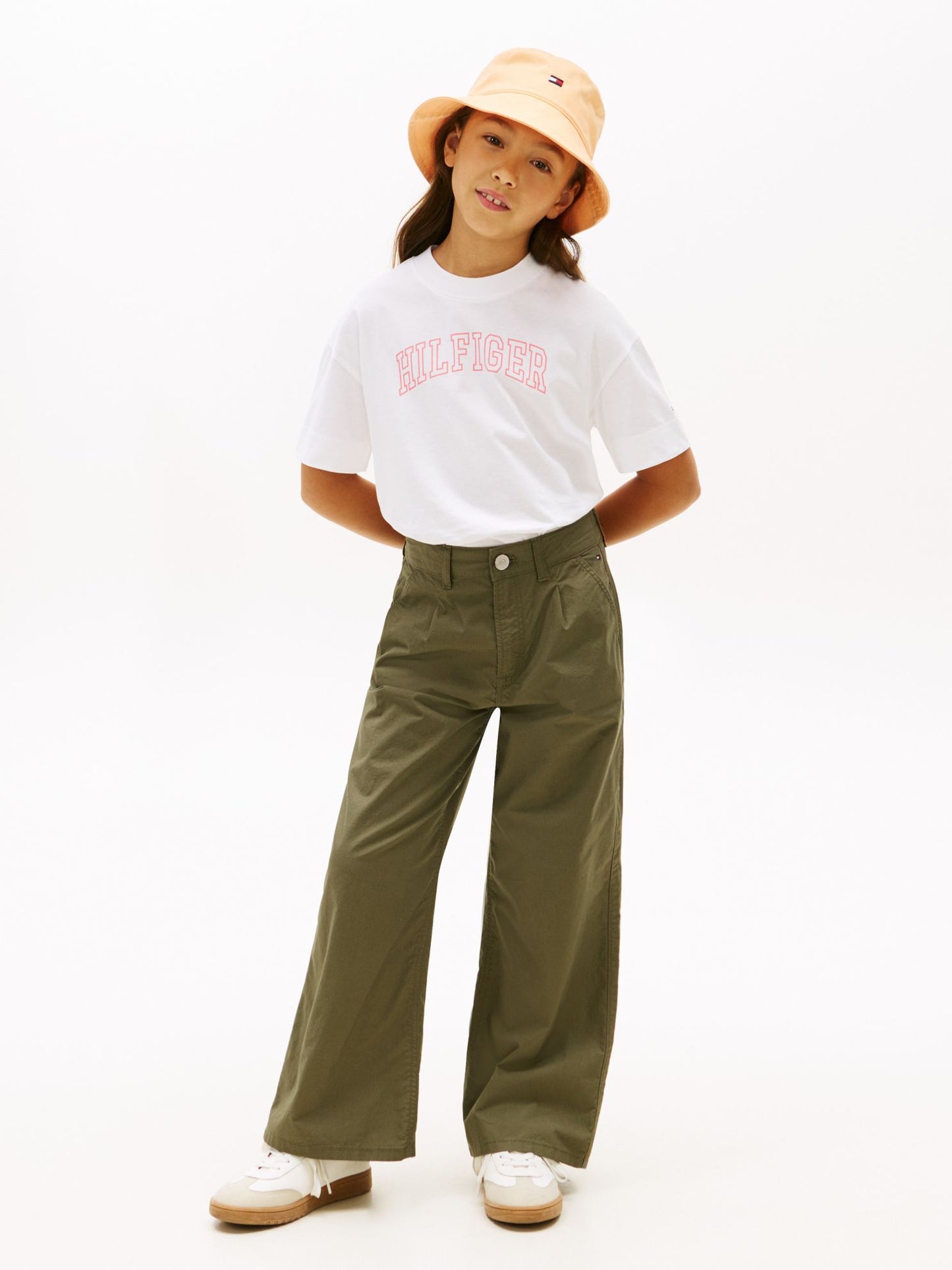 Tommy Hilfiger Kids' High-Rise Wide Leg Pant