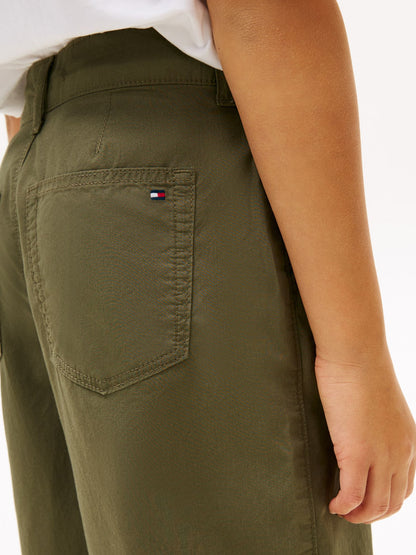 Tommy Hilfiger Kids' High-Rise Wide Leg Pant