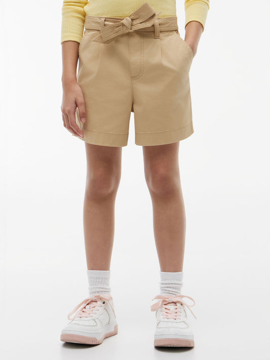 Tommy Hilfiger Kids' Belted Stretch Pull-On Short