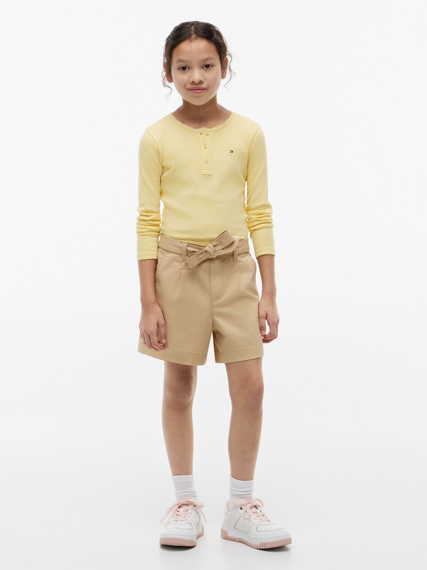 Tommy Hilfiger Kids' Belted Stretch Pull-On Short