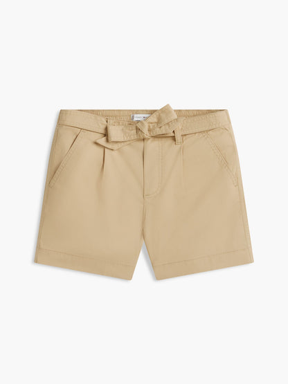 Tommy Hilfiger Kids' Belted Stretch Pull-On Short
