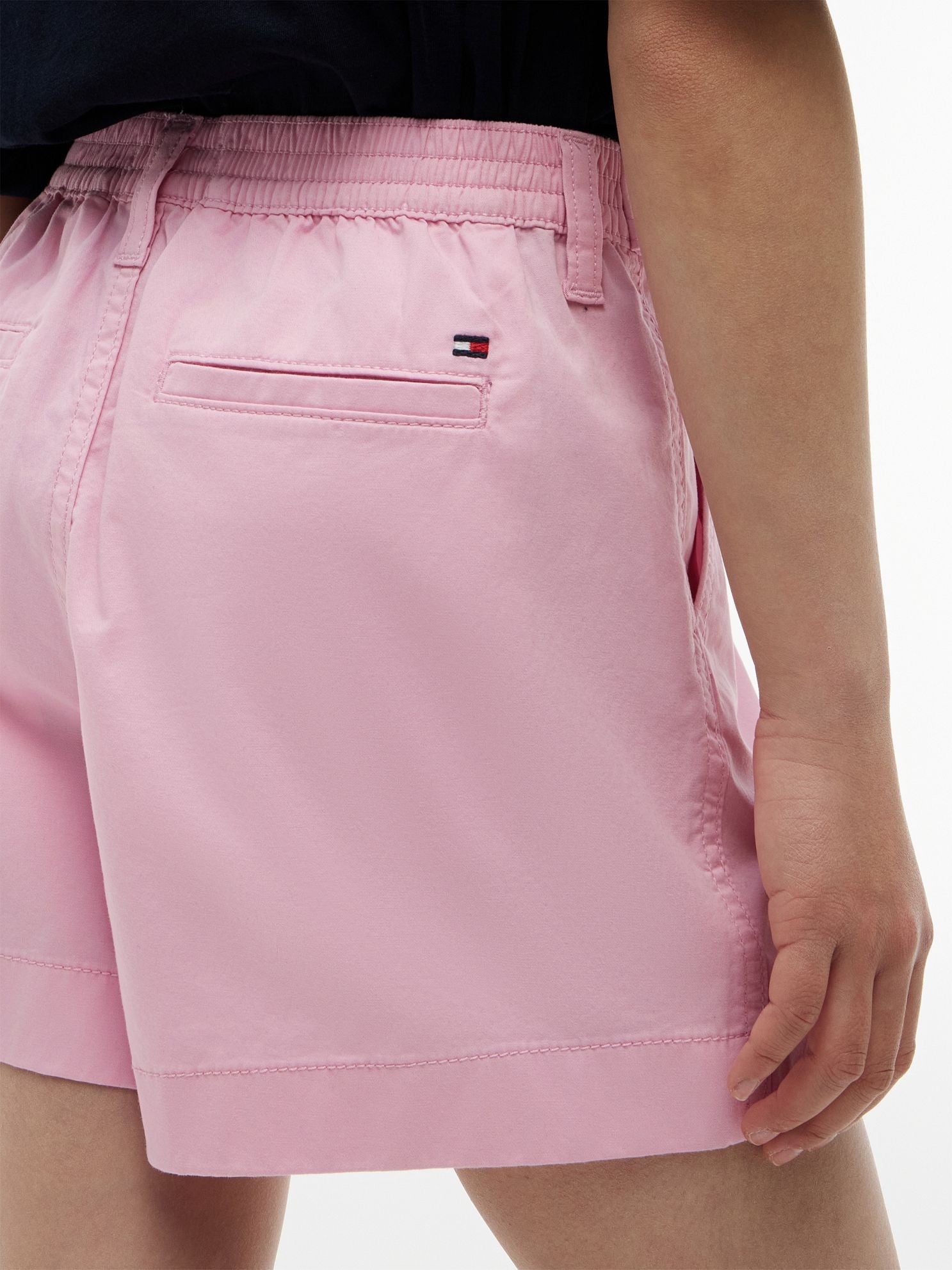 Tommy Hilfiger Kids' Belted Stretch Pull-On Short
