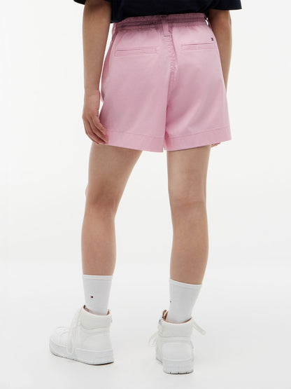 Tommy Hilfiger Kids' Belted Stretch Pull-On Short