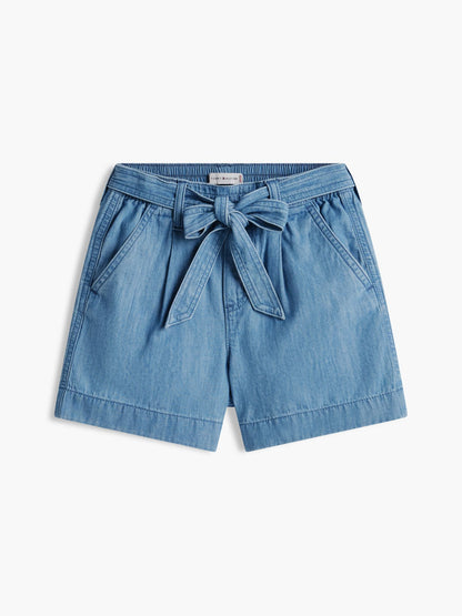 Tommy Hilfiger Kids' Belted Stretch Pull-On Short
