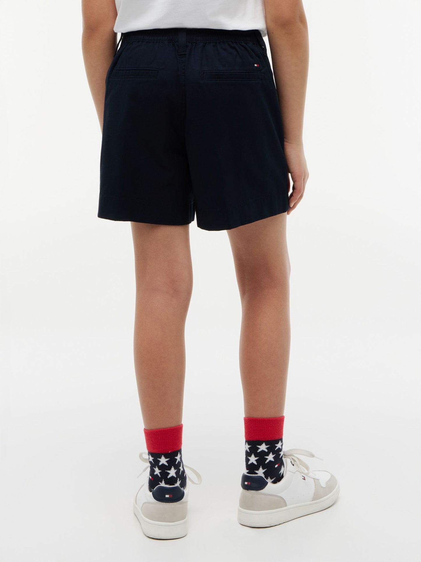 Tommy Hilfiger Kids' Belted Stretch Pull-On Short