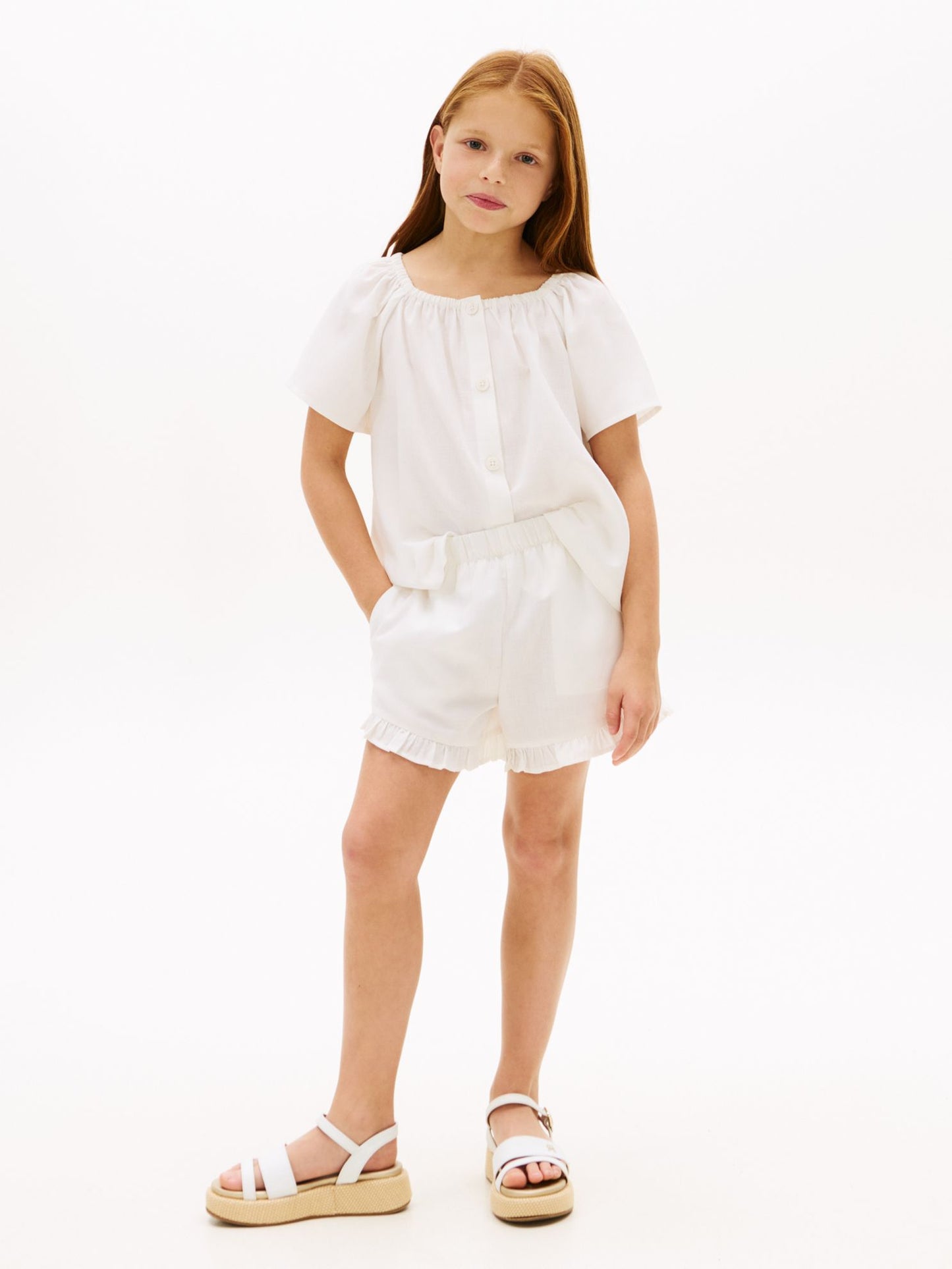 Tommy Hilfiger Kids' Ruffle Short