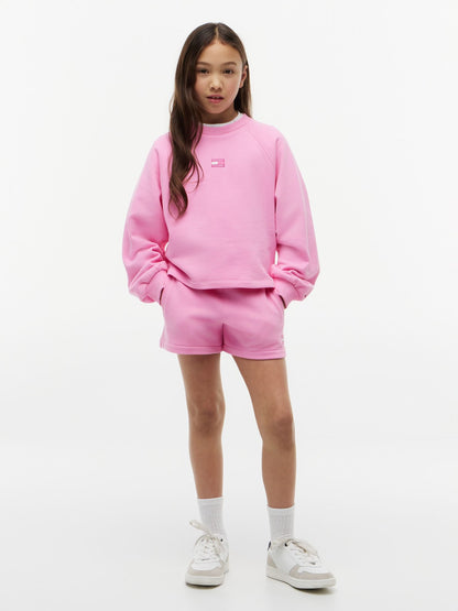 Tommy Hilfiger Kids' Tonal Flag Sweatshort