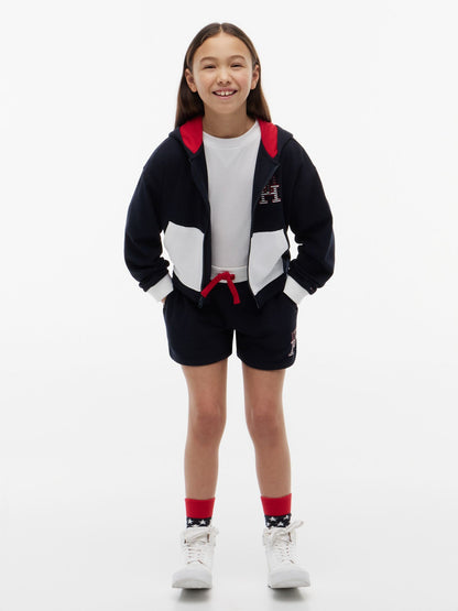 Tommy Hilfiger Kids' Star & Stripe Monogram Track Short