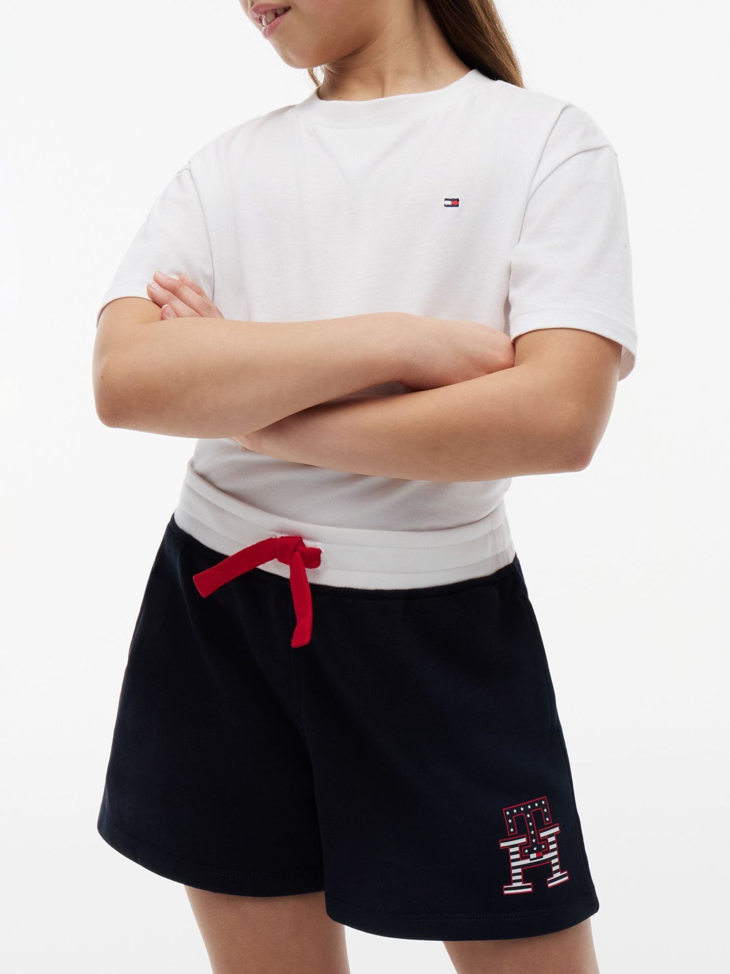 Tommy Hilfiger Kids' Star & Stripe Monogram Track Short