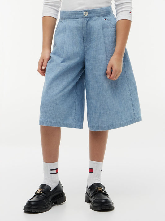 Tommy Hilfiger Kids' Chambray Bermuda Short