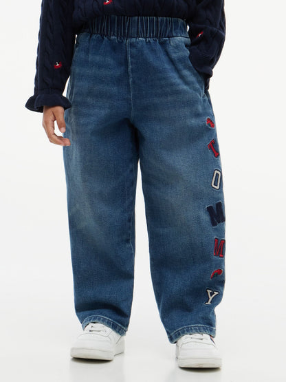 Tommy Hilfiger Kids' Tommy Stretch Pull-On Barrel Jean
