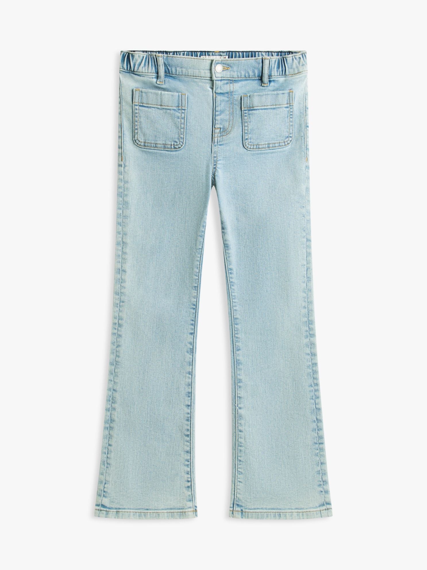 Tommy Hilfiger Kids' Patch Pocket Pull-On Flare Jean