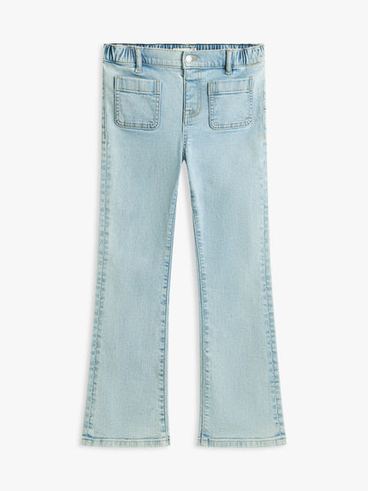 Tommy Hilfiger Kids' Patch Pocket Pull-On Flare Jean